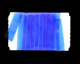 Stretch Glass, 10mm, Dark Blue